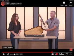 Rolling Stones Bill Wyman Mandolin Featured On TV's "Blue Collar Auctions"