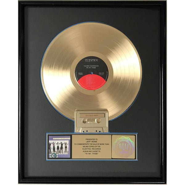 10,000 Maniacs In My Tribe RIAA Gold Album Award