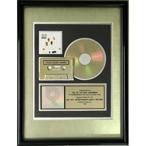 112 debut RIAA Gold Album Award - Record Award