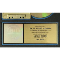 702 No Doubt RIAA Gold Album Award - Record Award