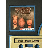 702 No Doubt RIAA Gold Album Award - Record Award
