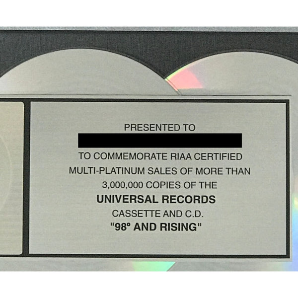  98 Degrees and Rising RIAA 3x Multi - Platinum