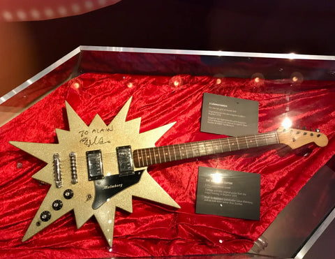 ABBA Bjorn Ulvaeus star guitar at ABBA Museum Stockholm