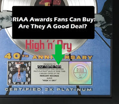 RIAA Awards Fans Can Buy article