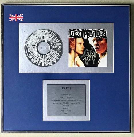 Sex Pistols BPI award