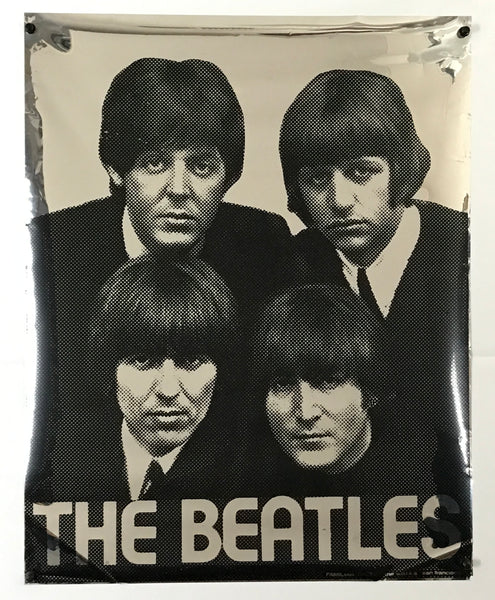 Beatles Mylar Poster 80s