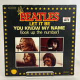 The Beatles "Let It Be" 1976 France Import 7" 45rpm 2C 010 - 04.353