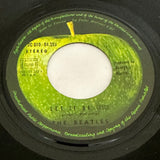 The Beatles "Let It Be" 1976 France Import 7" 45rpm 2C 010 - 04.353