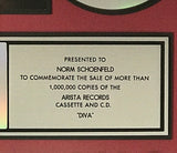 Annie Lennox Diva RIAA Platinum LP Award signed by Annie Lennox