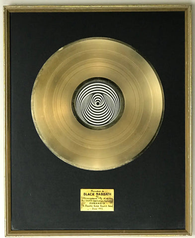 Black Sabbath Australian record award