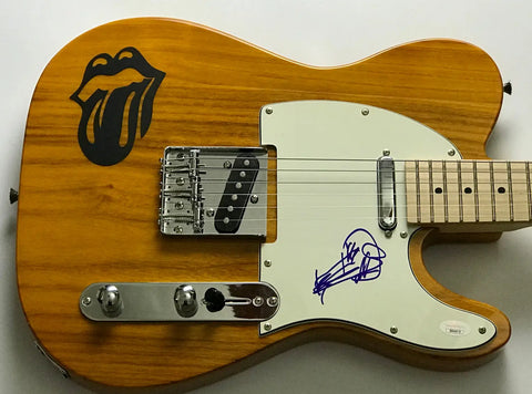 Rolling Stones Telecaster-style guitar signed by Keith Richards