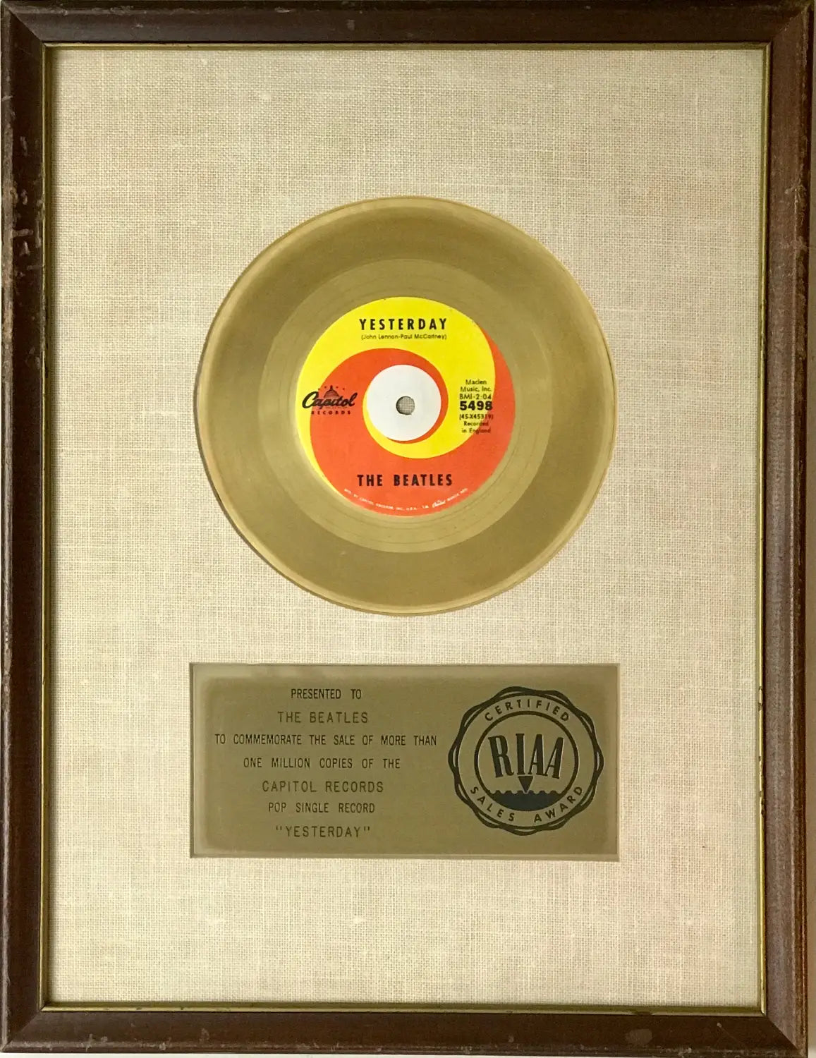 Fantastic Collection Of Artist Presented RIAA White Matte Awards: Updated