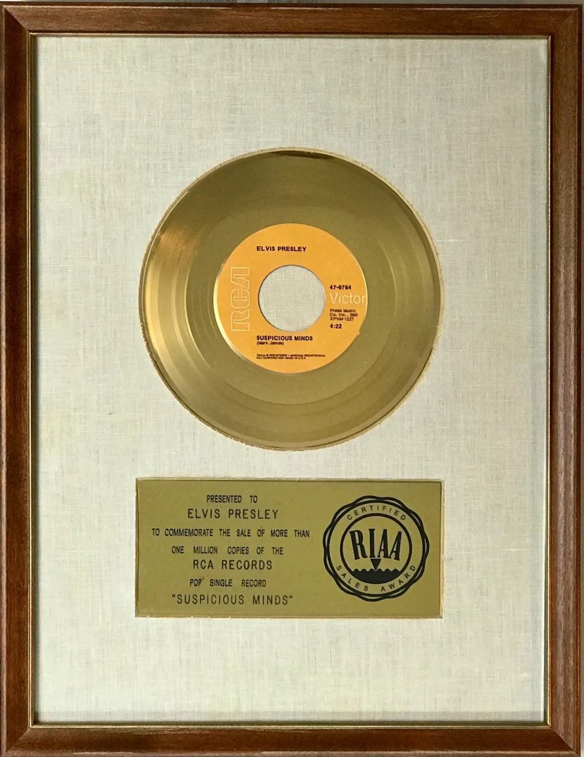 Fantastic Collection Of Artist Presented RIAA White Matte Awards: Updated