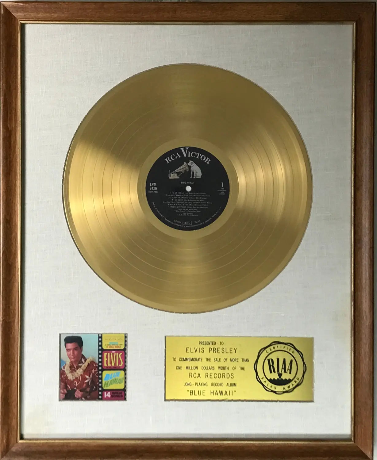 Fantastic Collection Of Artist Presented RIAA White Matte Awards: Updated