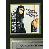 Aaliyah Age Ain’t Nothin’ But A Number RIAA Platinum Album Award - Record Award