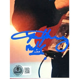 AC/DC Angus Young Signed Photo + ’77 Ticket Collage w/BAS LOA - Music Memorabilia