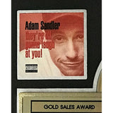Adam Sandler They’re All Going To Laugh At You! RIAA Gold Album Award - Record Award