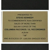 Adele 19 RIAA Gold Album Combo Award Record Award