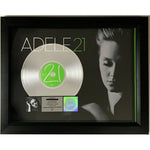 Adele 21 RIAA Platinum Album Award - Record