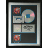 Aerosmith Nine Lives RIAA 2x Multi-Platinum Album Award - Record Award