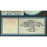 Aerosmith Nine Lives RIAA 2x Multi-Platinum Album Award - Record Award