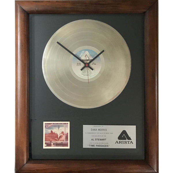 Al Stewart Time Passages 1979 Arista Records award - Record Award