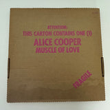 Alice Cooper Muscle of Love 1973 UK Import Album K56018 w/ card foldout - Media