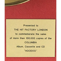 Alison Moyet Hoodoo Columbia Records UK Gold Award - Record Award