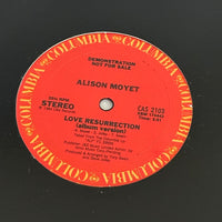 Alison Moyet ’Love Resurrection’ 12’’ Promo Single (1984) CAS2103 - Media