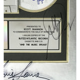 All-4-One And The Music Speaks RIAA Platinum Album Award signed by the group - Record Award