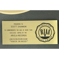 Amii Stewart Knock On Wood RIAA Gold Album Award - Record Award