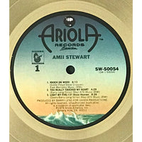 Amii Stewart Knock On Wood RIAA Gold Album Award - Record Award