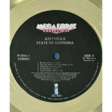 Anthrax State Of Euphoria RIAA Gold Album Award - Record Award