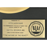 April Wine The Nature Of The Beast RIAA Gold Album Award - Record Award