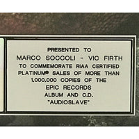 Audioslave debut RIAA Platinum Album Award - Record Award