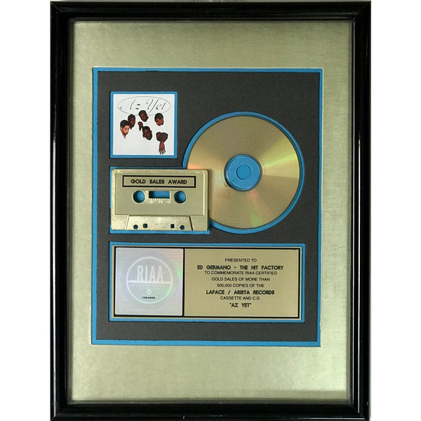 Tom Clees Riaa musicgoldmine.com - Az Yet debut RIAA Gold Album Award – MusicGoldmine.com