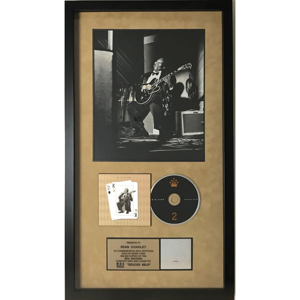 B.B. King Deuces Wild RIAA Gold Album Award - Record Award