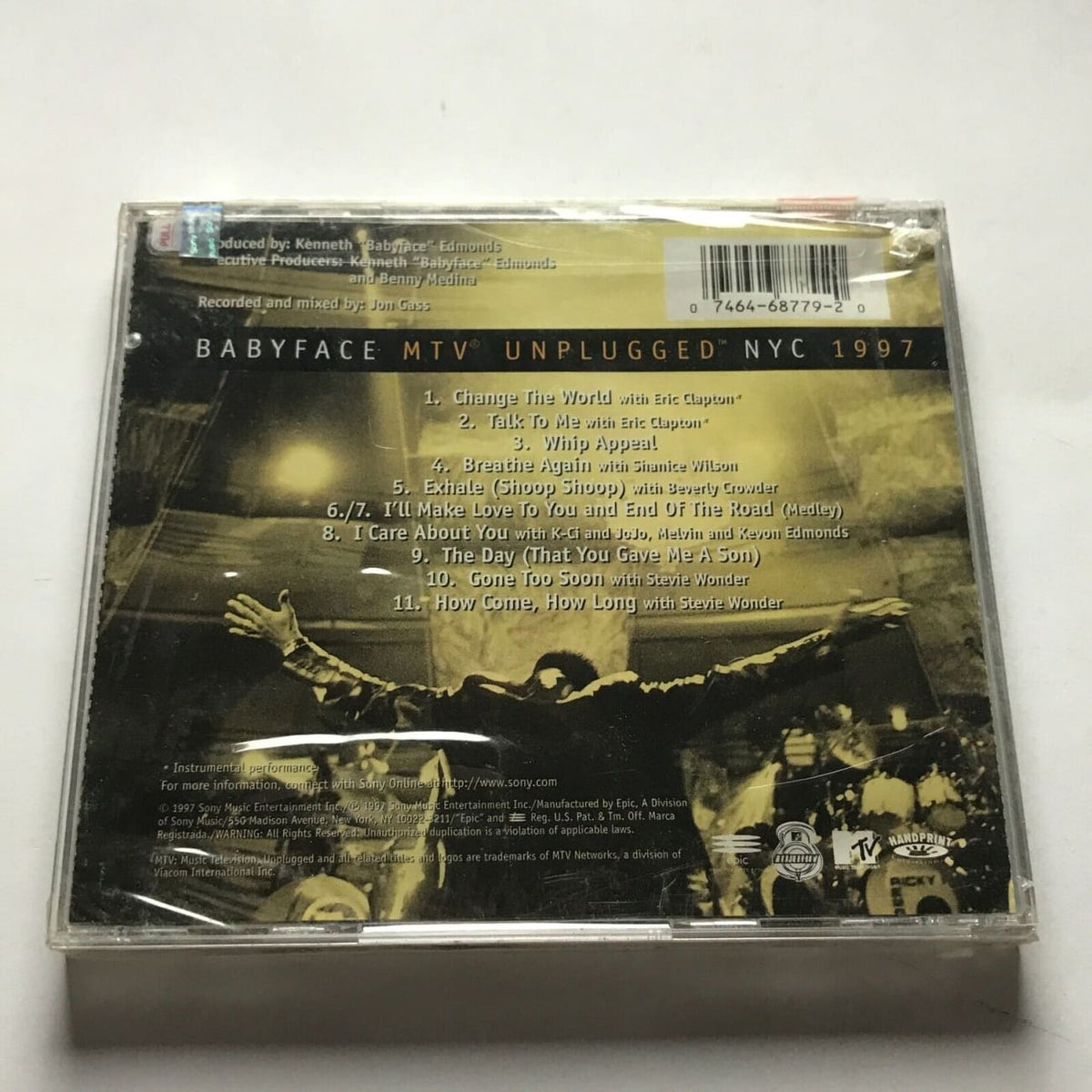 musicgoldmine.com - Babyface MTV Unplugged NYC 1997 CD Sealed ...