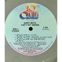 musicgoldmine.com - Barry White Can't Get Enough 1970s LP Disc