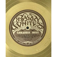 Barry White Greatest Hits RIAA Gold Album Award - Record Award