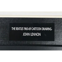 Beatles 1965-69 Cartoon - Framed Original Animation Cel John Lennon Drawing- RARE - Music Memorabilia