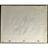 Beatles 1965-69 Cartoon - Framed Original Animation Cel Paul McCartney Drawing- RARE - Music Memorabilia