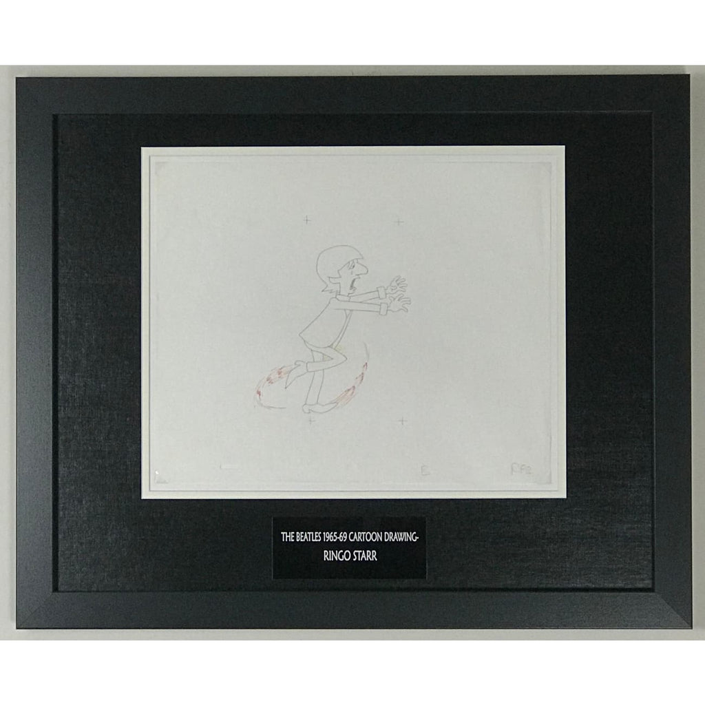 beatles-1965-69-cartoon-framed