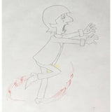 Beatles 1965-69 Cartoon - Framed Original Animation Cel Ringo Starr Drawing- RARE - Music Memorabilia