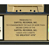 Beatles 20 Greatest Hits RIAA Gold Album Award
