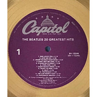 Beatles 20 Greatest Hits RIAA Gold Album Award