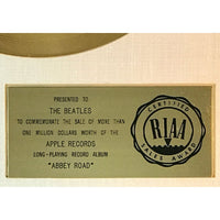 Beatles Abbey Road RIAA Gold Album Award presented to The Beatles - RARE - Record Award