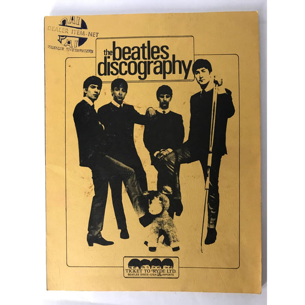 Beatles Discography Vinyl Ticket to Ryde Guide 1975 Rare - Music Memorabilia