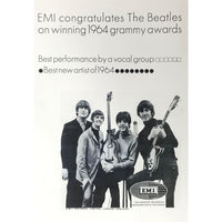 Beatles EMI 1964 Grammy Awards Ad - Framed - Poster