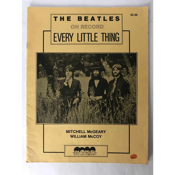 Beatles Every Little Thing On Record 1st Print 1979 - Music Memorabilia